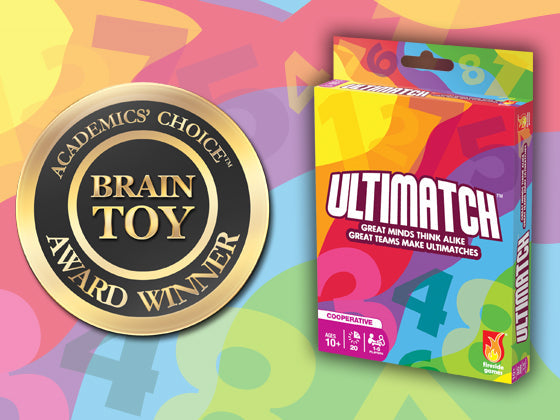 Ultimatch earns Academics' Choice Brain Toy Award for Mind-Building Excellence!