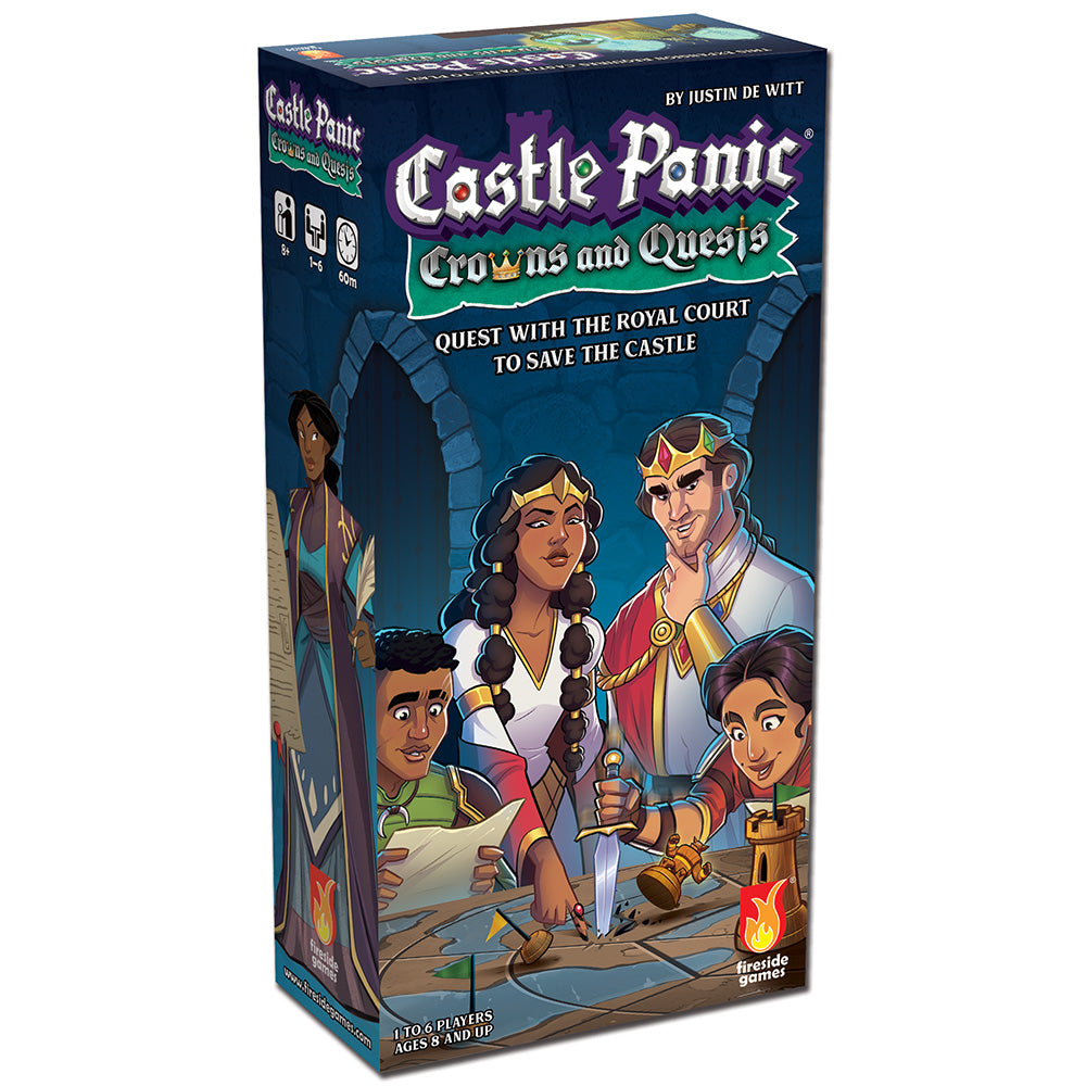 The Crowns and Quests box over a white background