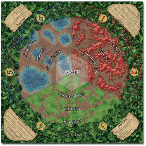castle panic game board