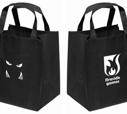 Castle Panic black reusable shopping bag
