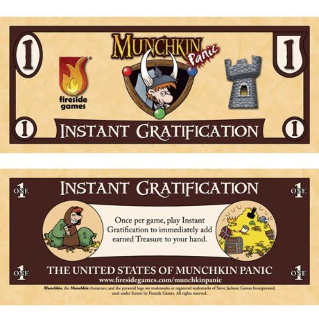 Munchkin Instant Gratification promo front and back