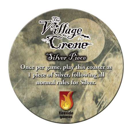The Village Crone Silver Piece promo back