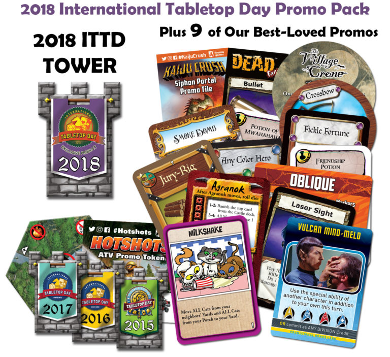 New for International Tabletop Day Fireside Games bring fun home.