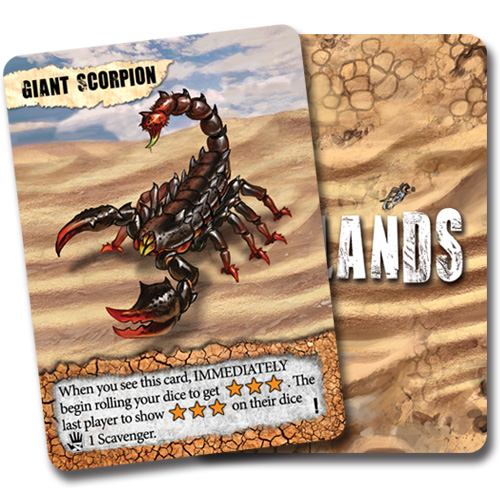 Remnants Giant Scorpion Card Promotional Promo for Board Game Fireside Games