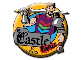 Castle Panic 10 Year pin