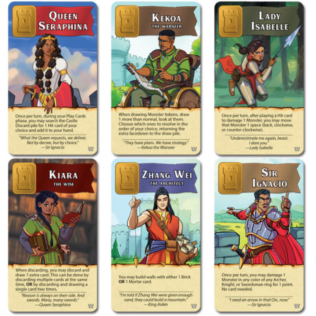 Crowns and Quest Character cards