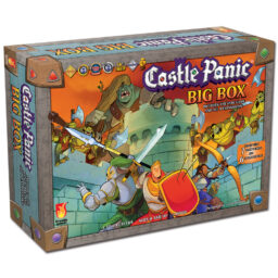 The box of the Castle Panic Big Box Second Edition over a white background