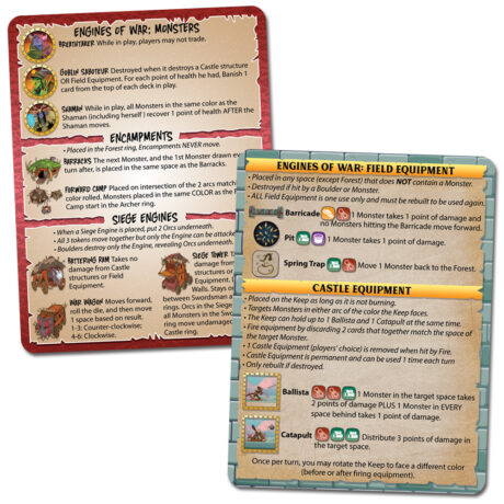 Resource cards for Engines of War Second Edition on a white background