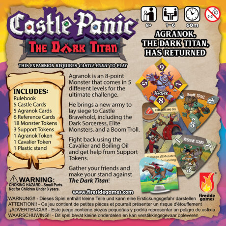 The back of the box for The Dark Titan Second Edition