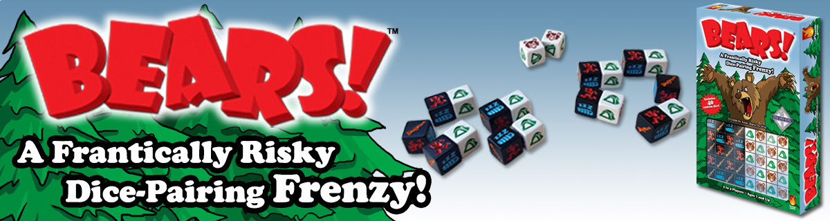 Dice and the box from Bears! A frantically risky dice-pairing frenzy!