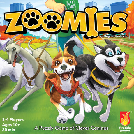 Zoomies cover with dogs happily running towards the viewer